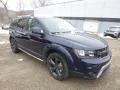 Contusion Blue Pearl 2019 Dodge Journey Crossroad AWD Exterior