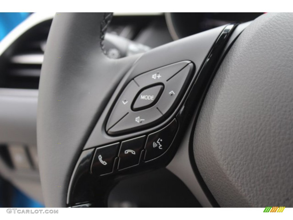 2019 Toyota C-HR Limited Black Steering Wheel Photo #132167556