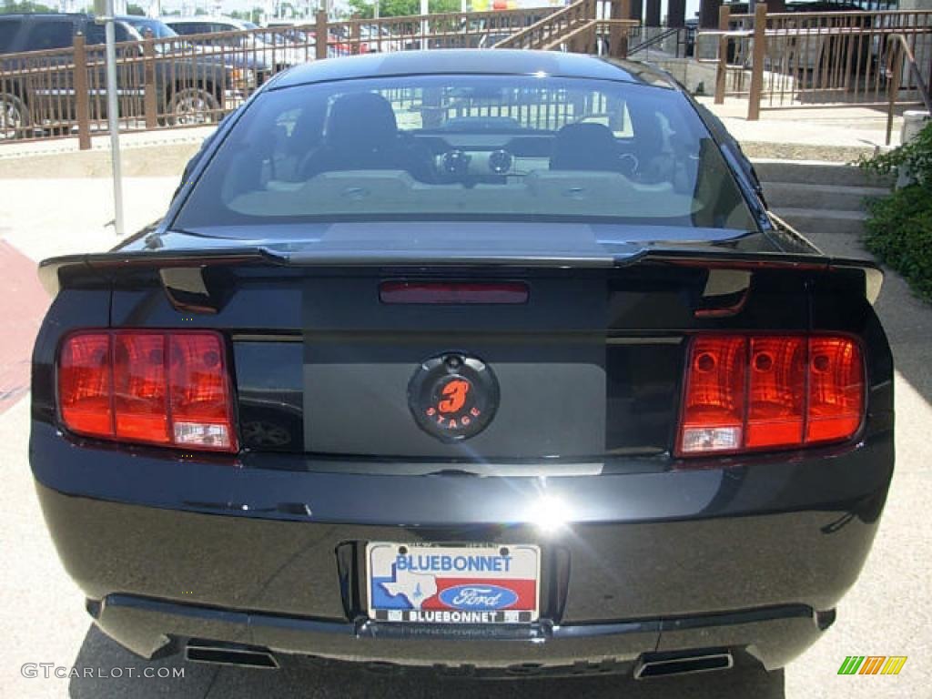 2007 Mustang Roush Stage 3 Blackjack Coupe - Black / Dark Charcoal photo #9