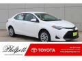 2019 Super White Toyota Corolla LE  photo #1