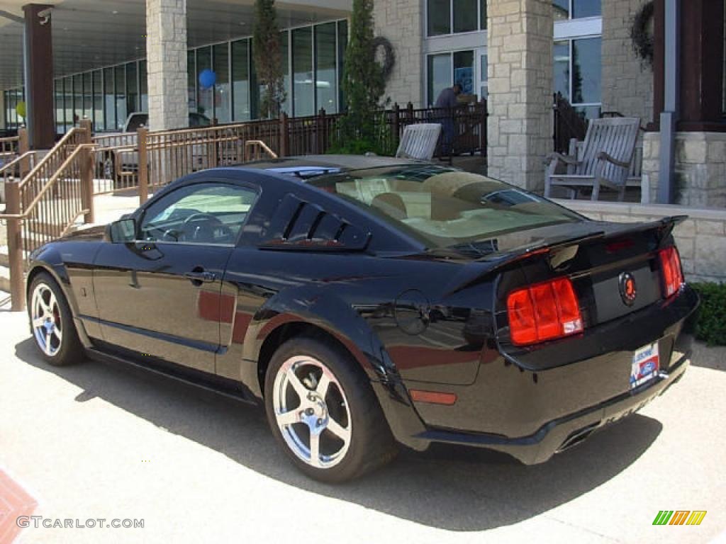 2007 Mustang Roush Stage 3 Blackjack Coupe - Black / Dark Charcoal photo #10
