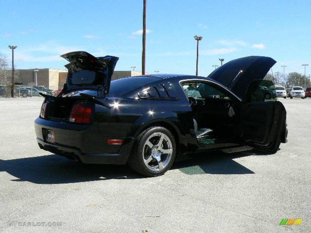 2007 Mustang Roush Stage 3 Blackjack Coupe - Black / Dark Charcoal photo #12