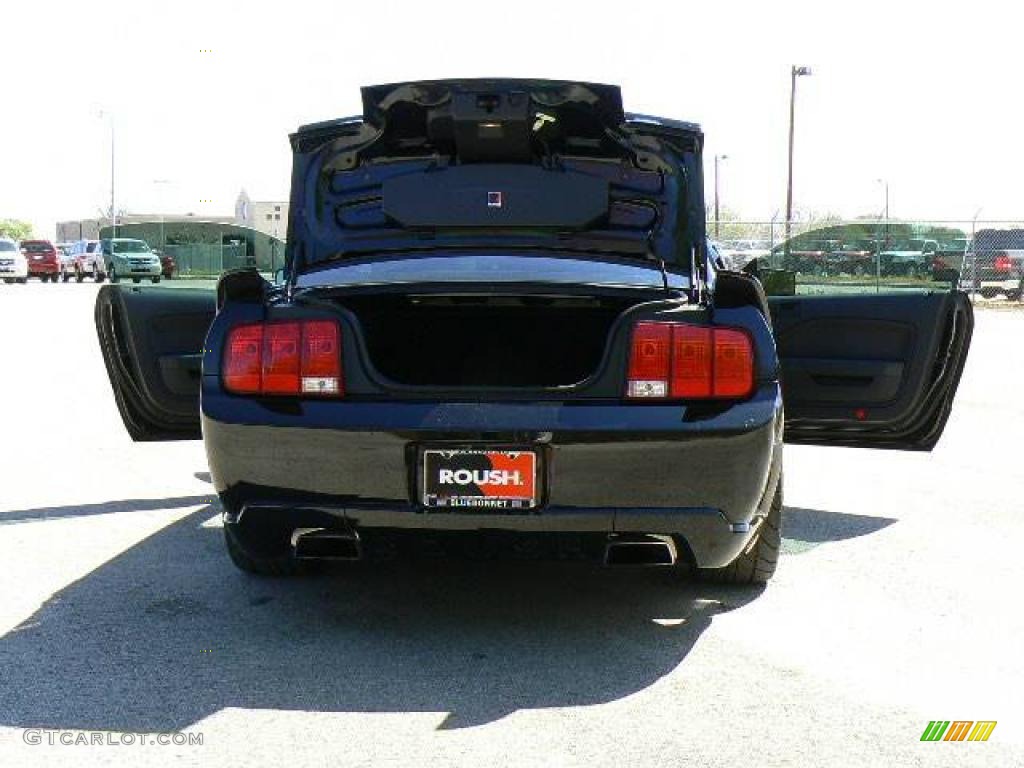 2007 Mustang Roush Stage 3 Blackjack Coupe - Black / Dark Charcoal photo #13
