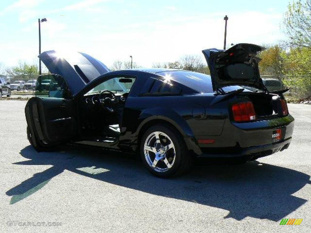 2007 Mustang Roush Stage 3 Blackjack Coupe - Black / Dark Charcoal photo #14