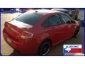 2008 Vermillion Red Ford Focus SES Sedan  photo #4