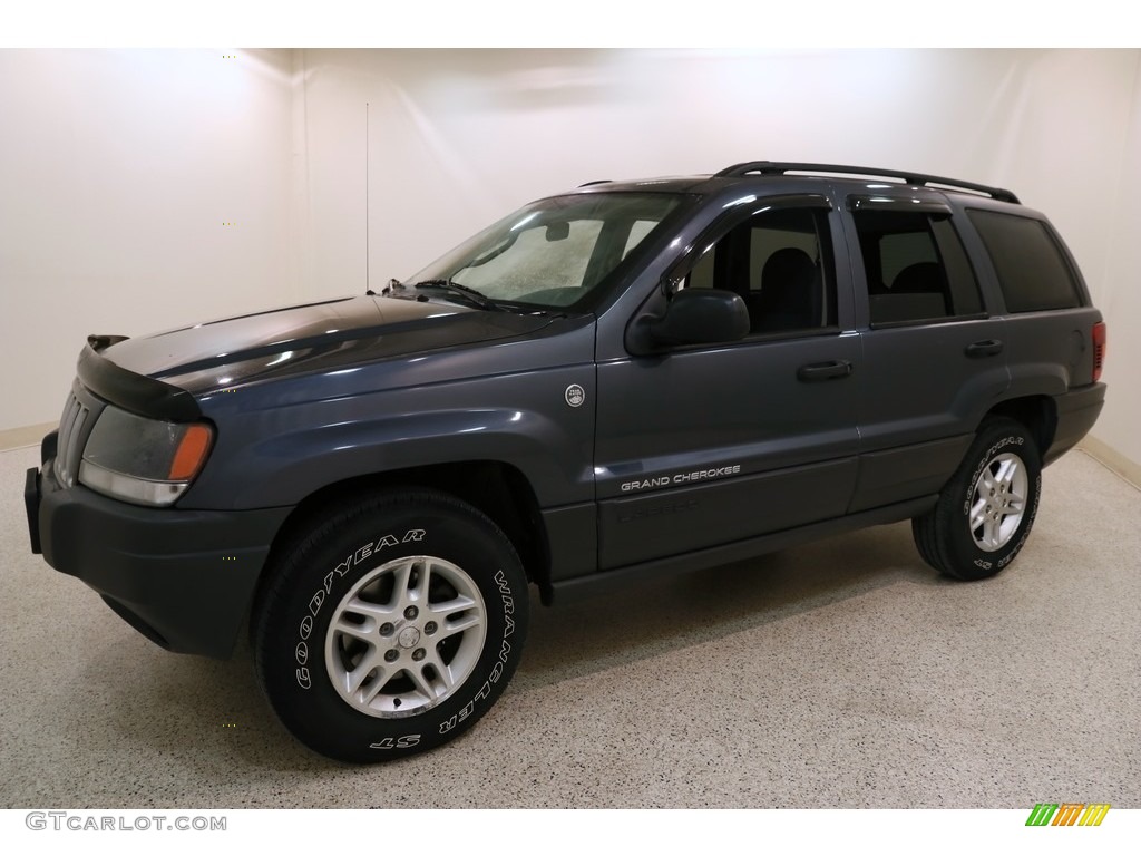 2004 Grand Cherokee Laredo 4x4 - Steel Blue Pearl / Dark Slate Gray photo #3