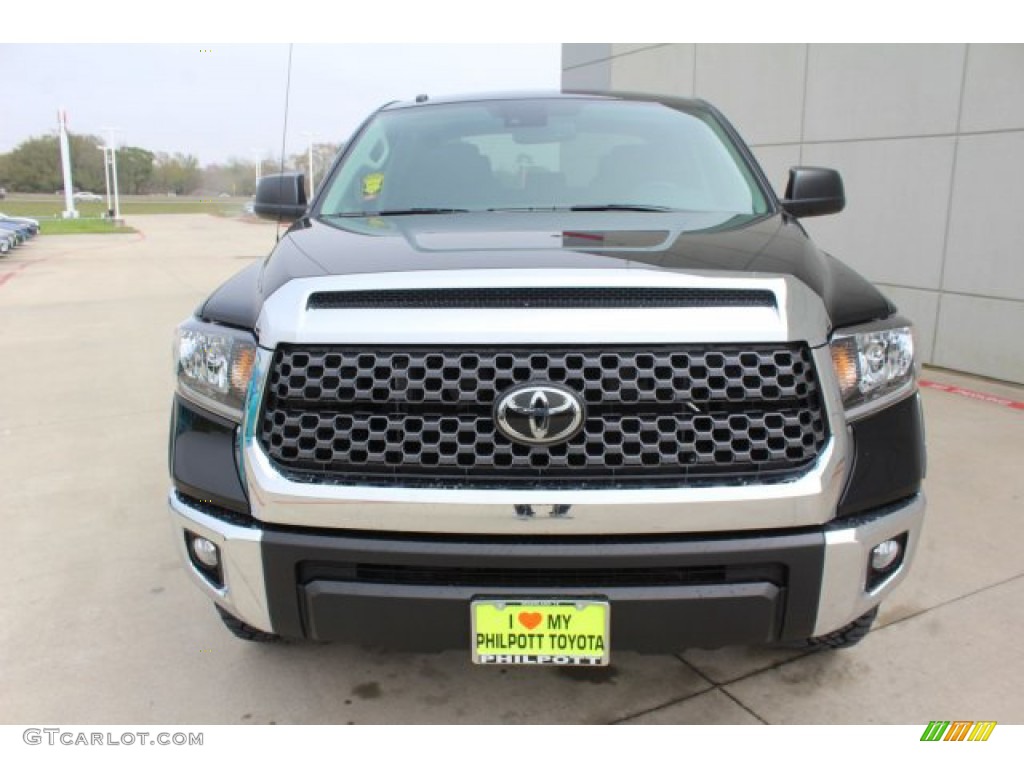 2019 Tundra SR5 CrewMax 4x4 - Midnight Black Metallic / Graphite photo #2