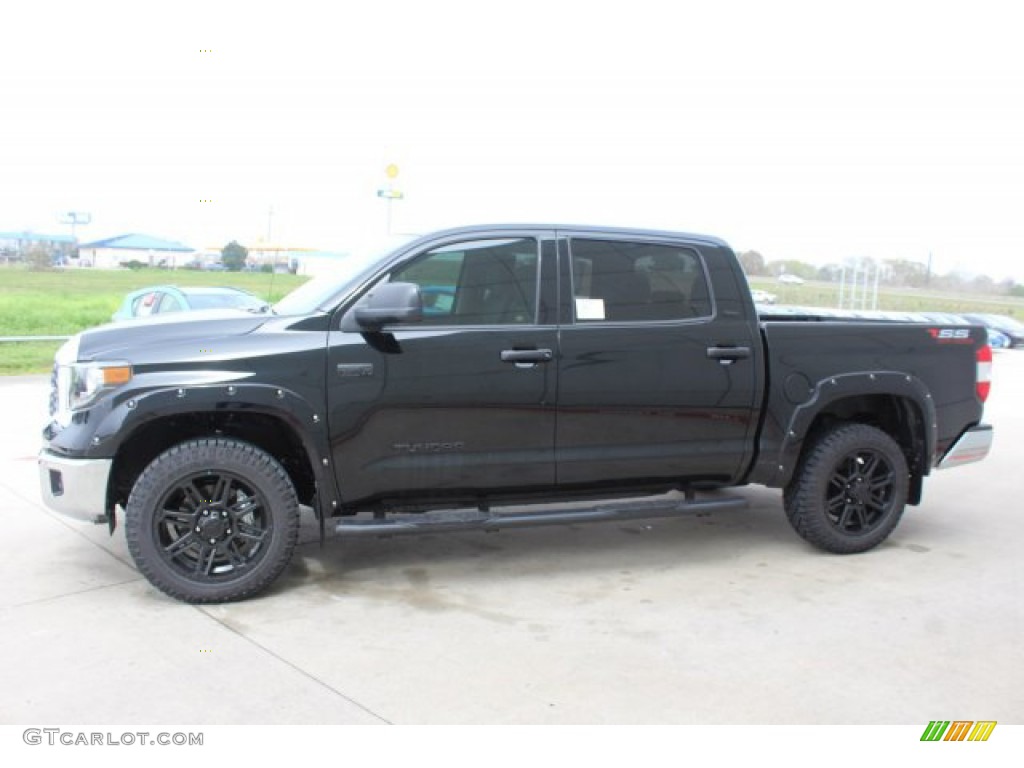 2019 Tundra SR5 CrewMax 4x4 - Midnight Black Metallic / Graphite photo #5