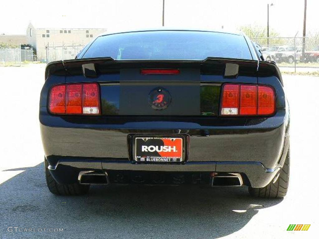 2007 Mustang Roush Stage 3 Blackjack Coupe - Black / Dark Charcoal photo #49