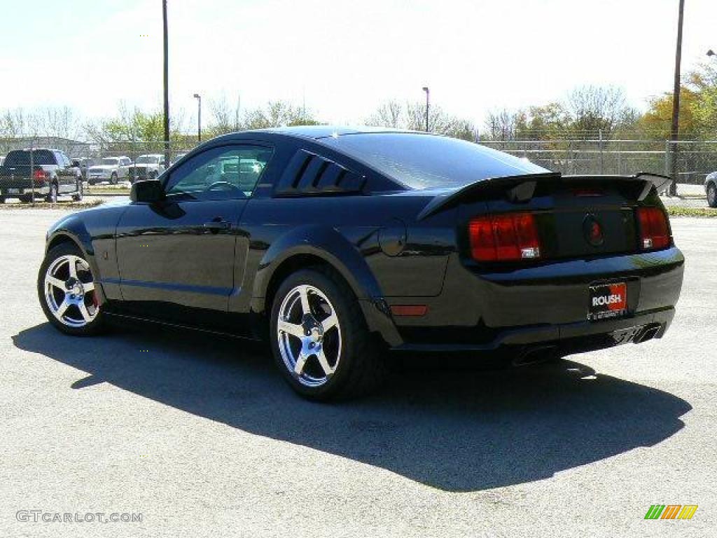 2007 Mustang Roush Stage 3 Blackjack Coupe - Black / Dark Charcoal photo #50