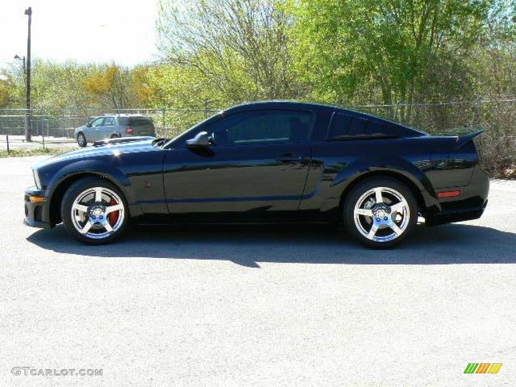 Black 2007 Ford Mustang Roush Stage 3 Blackjack Coupe Exterior Photo #13217373