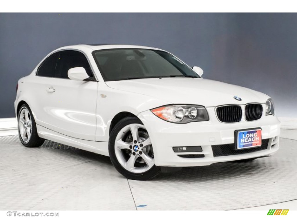 2011 1 Series 128i Coupe - Alpine White / Black photo #14