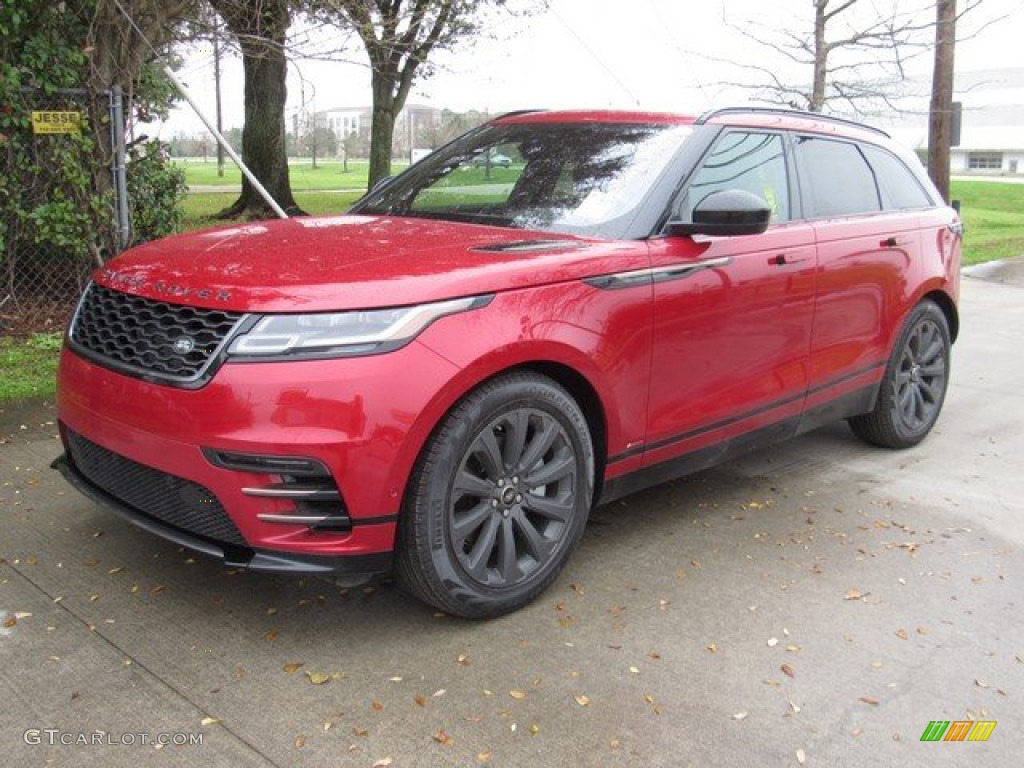 Firenze Red Metallic 2019 Land Rover Range Rover Velar R-Dynamic SE Exterior Photo #132175580