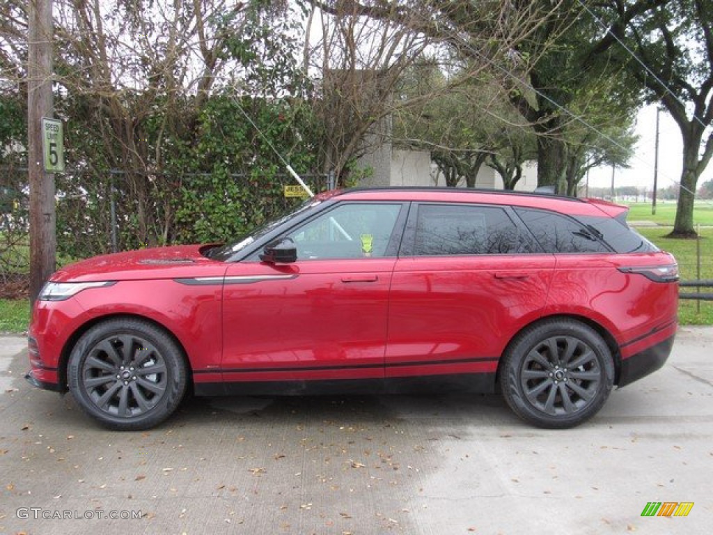 Firenze Red Metallic 2019 Land Rover Range Rover Velar R-Dynamic SE Exterior Photo #132175601