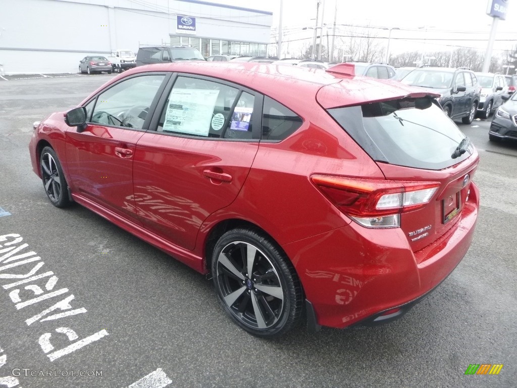 2019 Impreza 2.0i Sport 5-Door - Lithium Red Pearl / Black photo #6