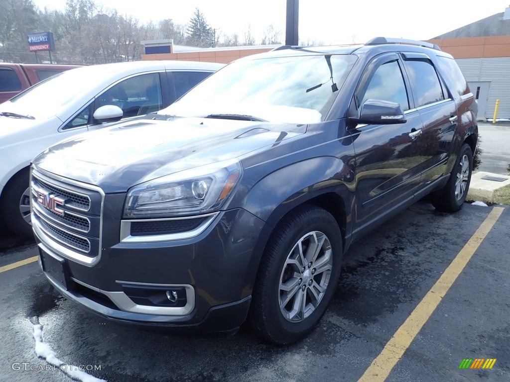 2014 Acadia SLT AWD - Cyber Gray Metallic / Light Titanium photo #1