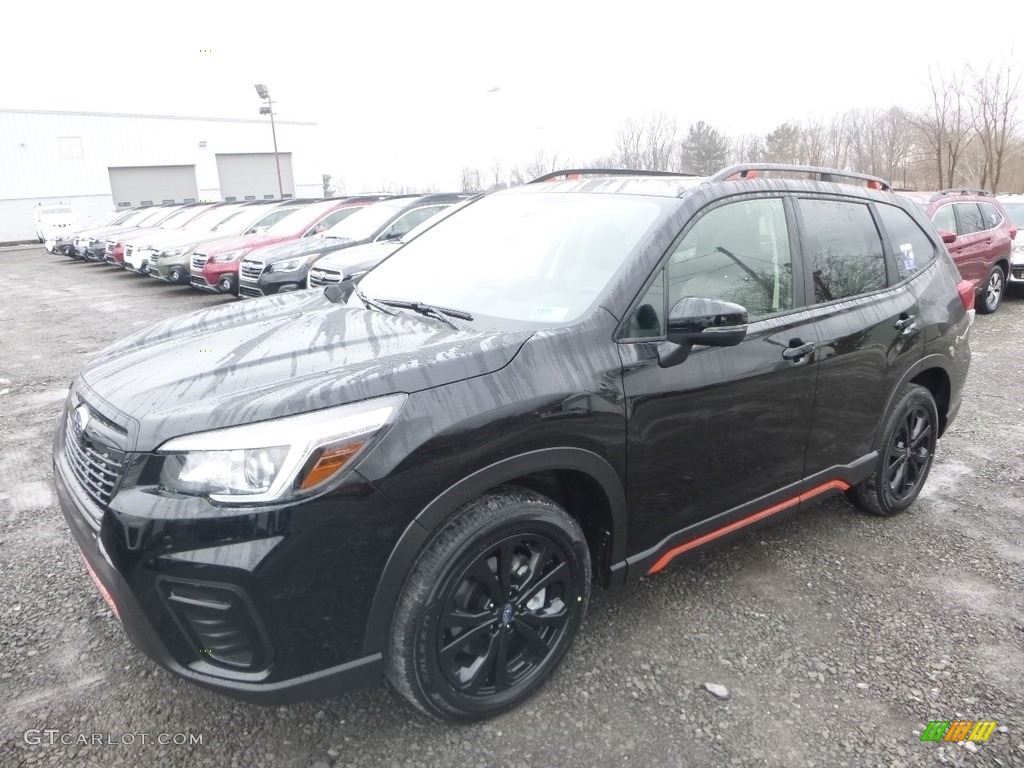 2019 Forester 2.5i Sport - Crystal Black Silica / Gray Sport photo #10