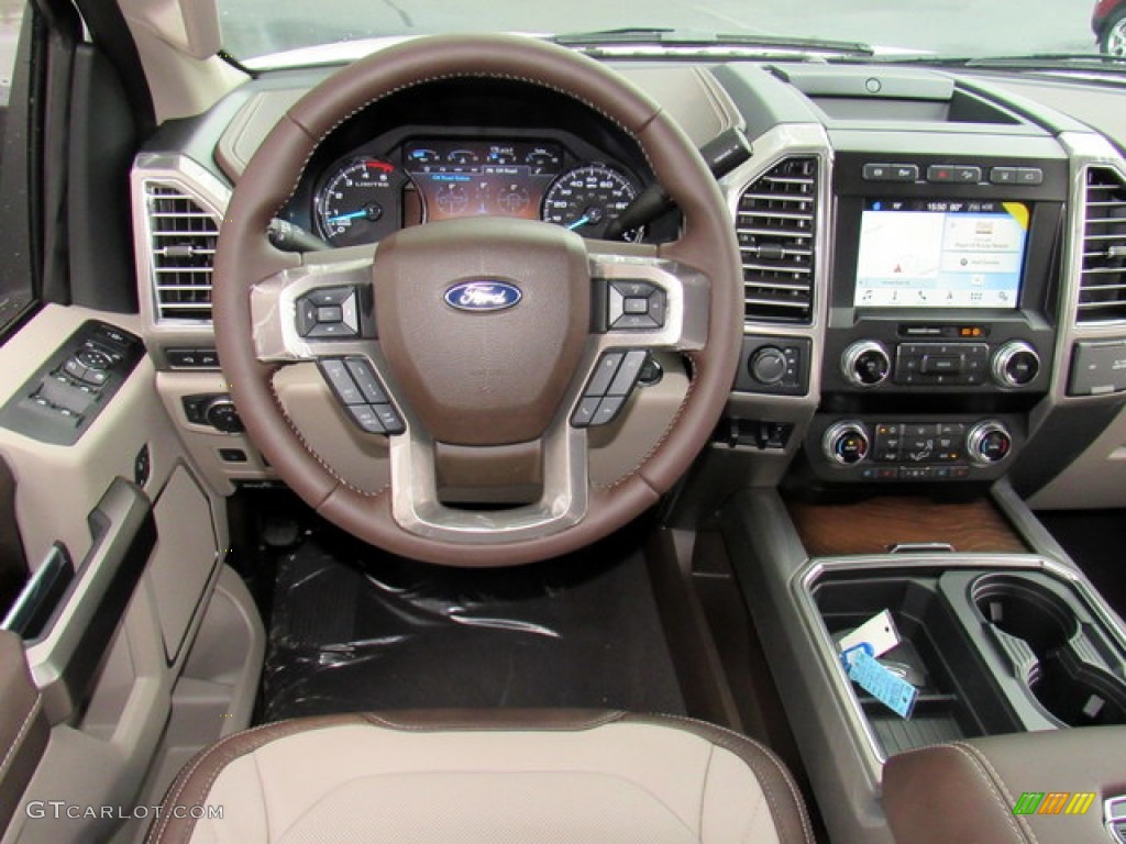 2019 Ford F450 Super Duty Limited Crew Cab 4x4 Camelback Dashboard Photo #132179975