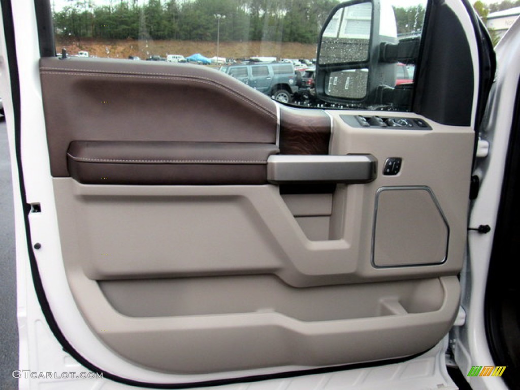 2019 Ford F450 Super Duty Limited Crew Cab 4x4 Camelback Door Panel Photo #132180212