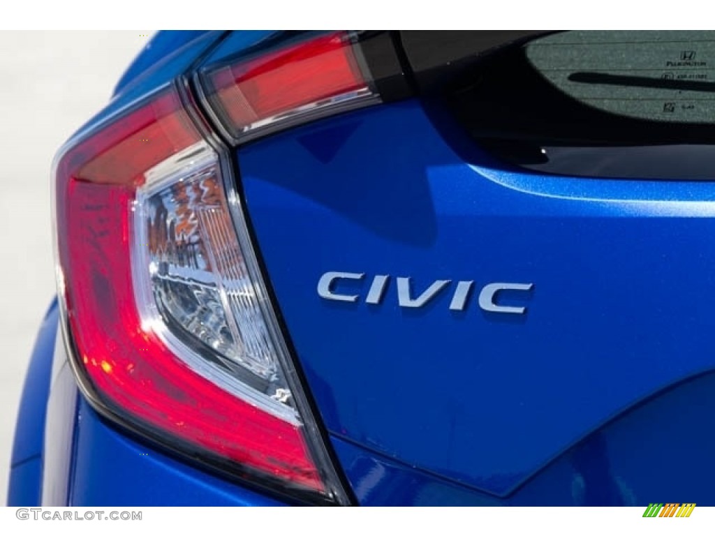 2019 Civic Type R - Agean Blue Metallic / Black/Red photo #7