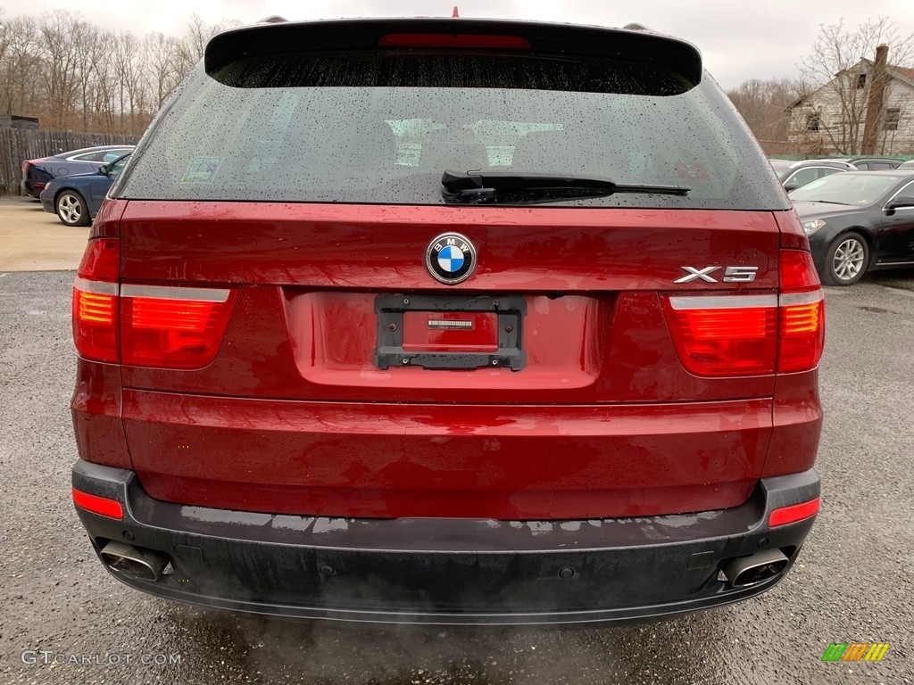 2010 X5 xDrive48i - Vermilion Red Metallic / Sand Beige photo #6