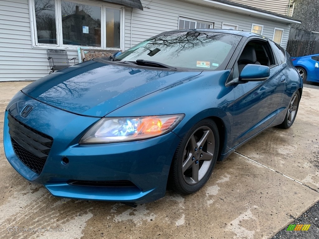 2011 CR-Z Sport Hybrid - North Shore Blue Pearl / Gray Fabric photo #2
