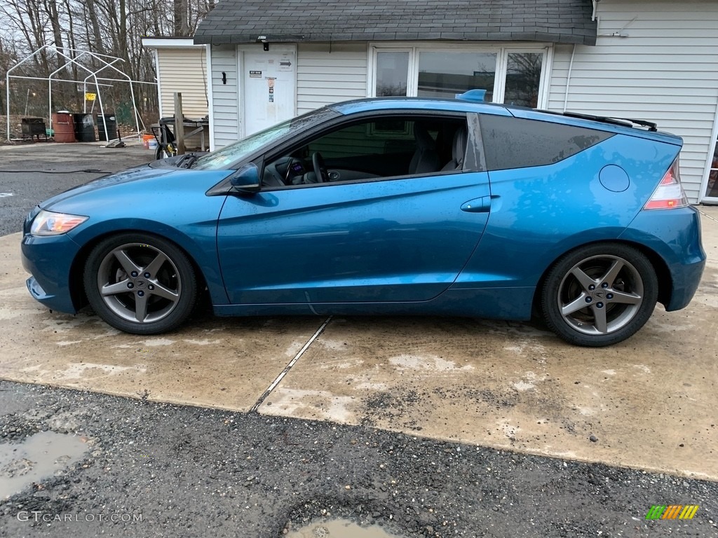 2011 CR-Z Sport Hybrid - North Shore Blue Pearl / Gray Fabric photo #4