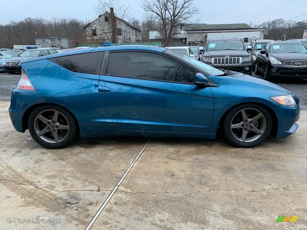 2011 CR-Z Sport Hybrid - North Shore Blue Pearl / Gray Fabric photo #10