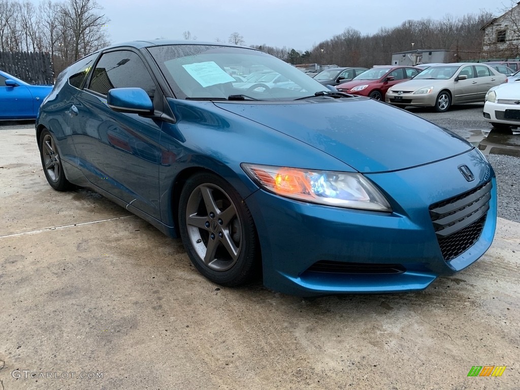 2011 CR-Z Sport Hybrid - North Shore Blue Pearl / Gray Fabric photo #11