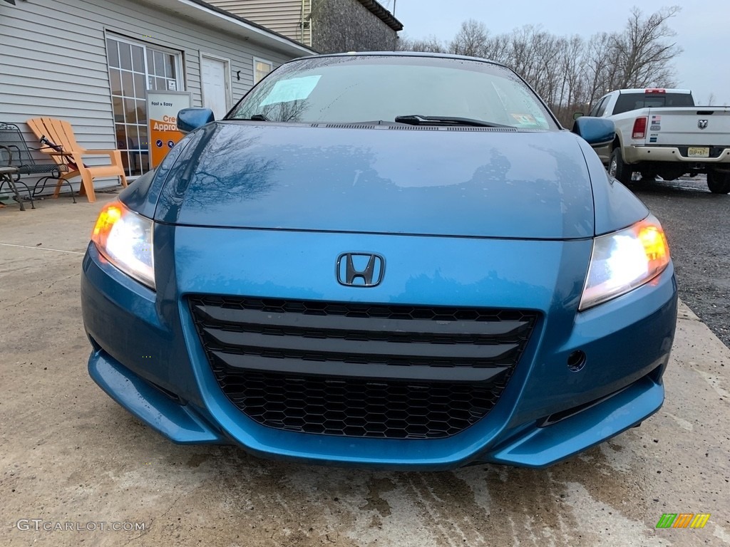 2011 CR-Z Sport Hybrid - North Shore Blue Pearl / Gray Fabric photo #12