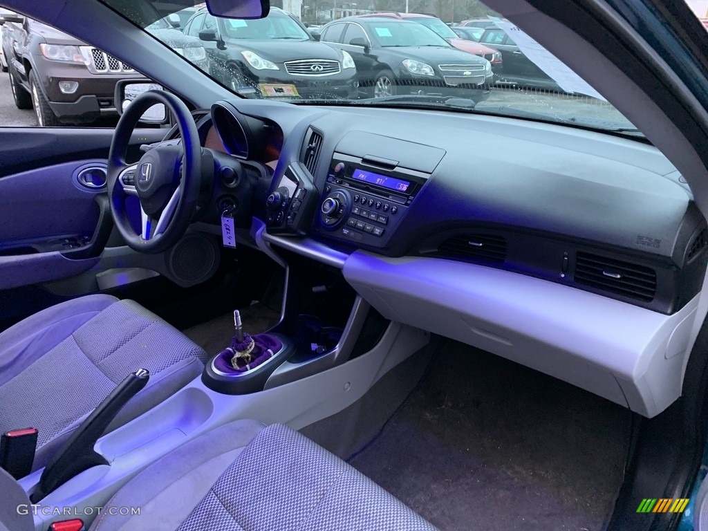 2011 CR-Z Sport Hybrid - North Shore Blue Pearl / Gray Fabric photo #14