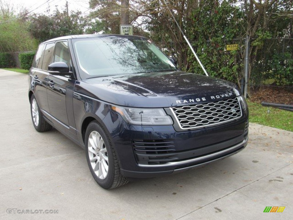 2019 Range Rover HSE - Loire Blue Metallic / Espresso/Almond photo #2