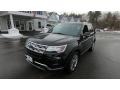 2018 Shadow Black Ford Explorer Limited 4WD  photo #3