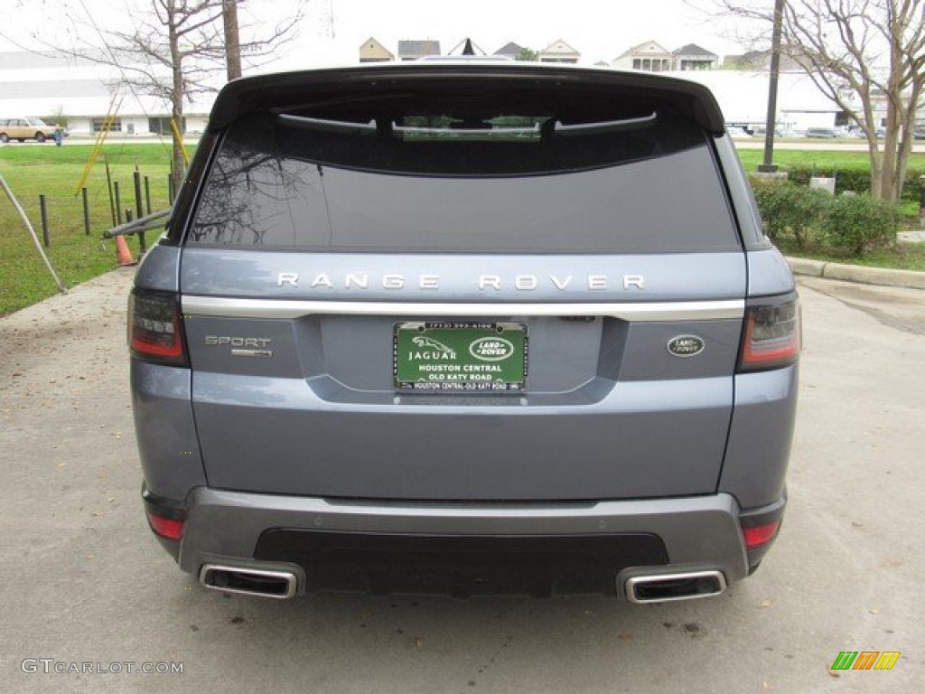 2019 Range Rover Sport HSE - Byron Blue Metallic / Ebony/Ebony photo #8