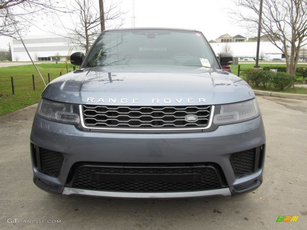 2019 Range Rover Sport HSE - Byron Blue Metallic / Ebony/Ebony photo #9