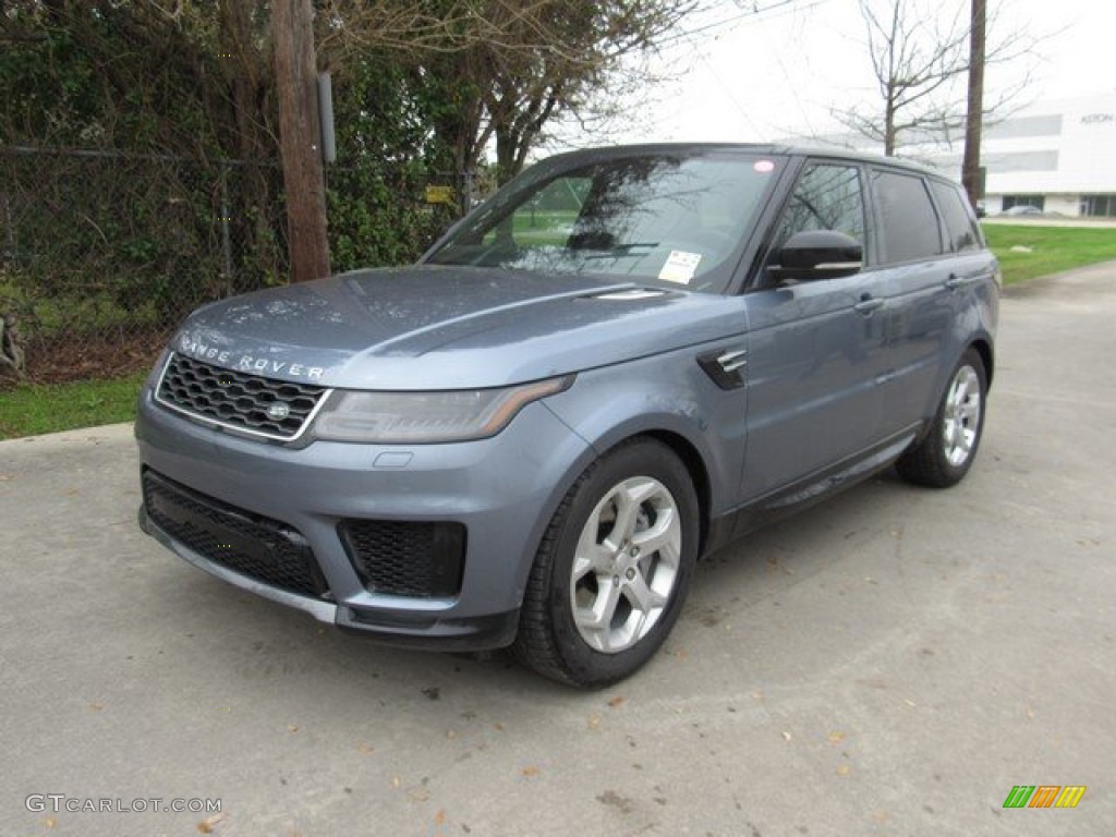 2019 Range Rover Sport HSE - Byron Blue Metallic / Ebony/Ebony photo #10