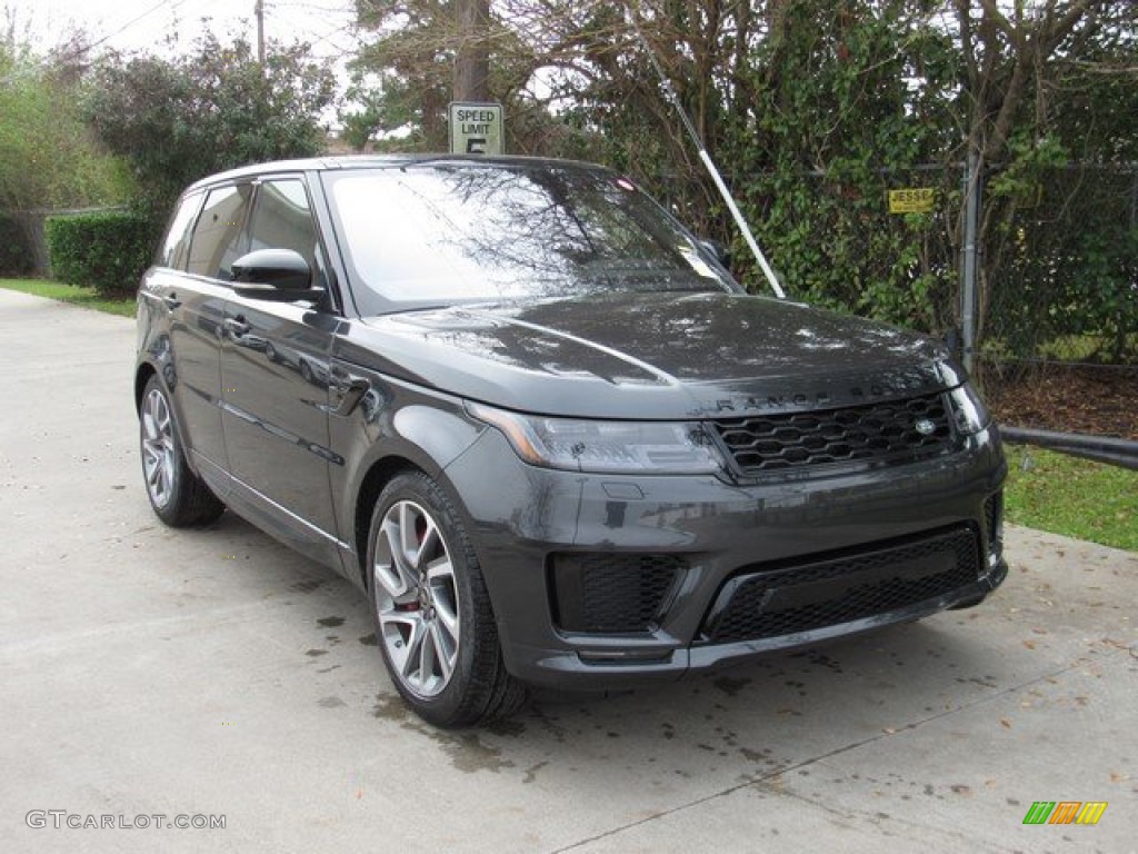 2019 Range Rover Sport HSE Dynamic - Carpathian Grey Metallic / Ebony/Ebony photo #2