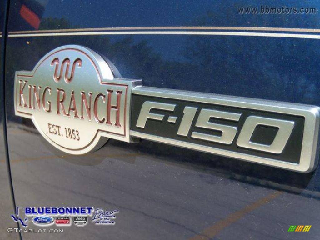 2009 F150 King Ranch SuperCrew 4x4 - Dark Blue Pearl Metallic / Camel/Tan photo #31