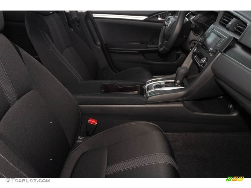 2019 Civic LX Sedan - Platinum White Pearl / Black photo #29