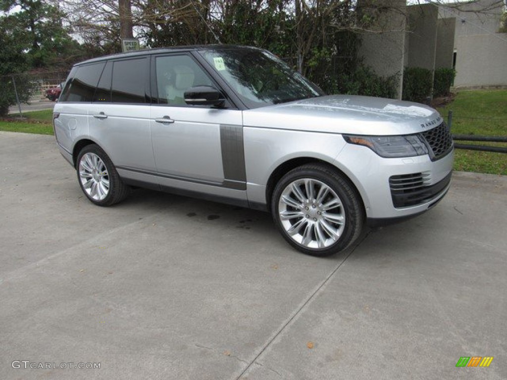 Indus Silver Metallic 2019 Land Rover Range Rover Autobiography Exterior Photo #132185022