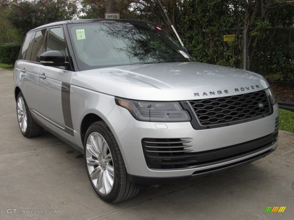 Indus Silver Metallic 2019 Land Rover Range Rover Autobiography Exterior Photo #132185043