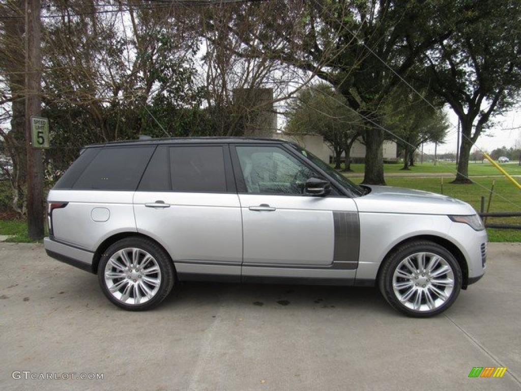 Indus Silver Metallic 2019 Land Rover Range Rover Autobiography Exterior Photo #132185133