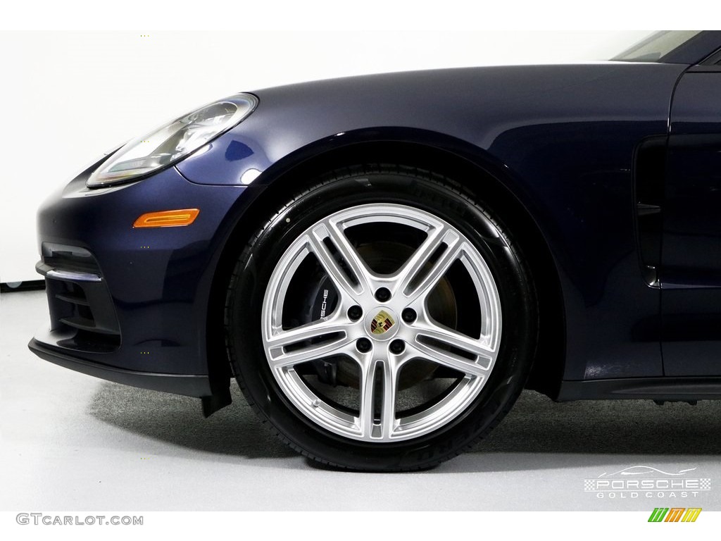2019 Panamera 4 - Night Blue Metallic / Black/Luxor Beige photo #11