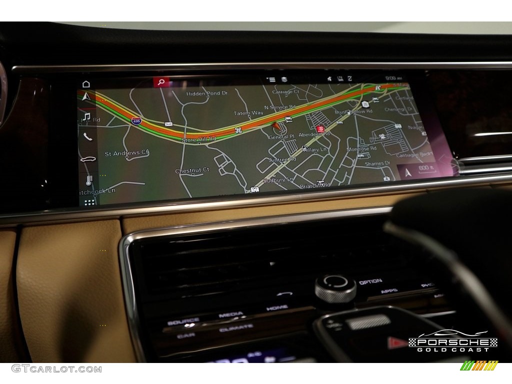 2019 Panamera 4 - Night Blue Metallic / Black/Luxor Beige photo #21