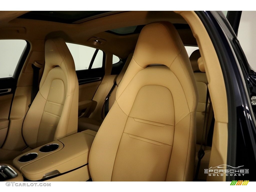 2019 Panamera 4 - Night Blue Metallic / Black/Luxor Beige photo #24