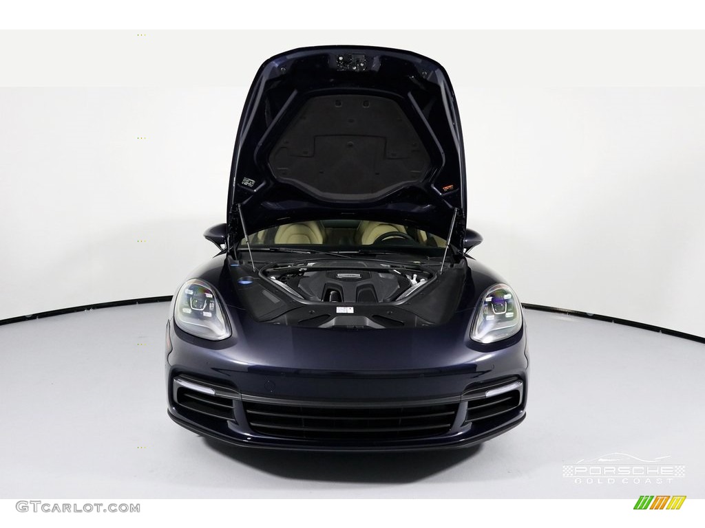 2019 Panamera 4 - Night Blue Metallic / Black/Luxor Beige photo #29