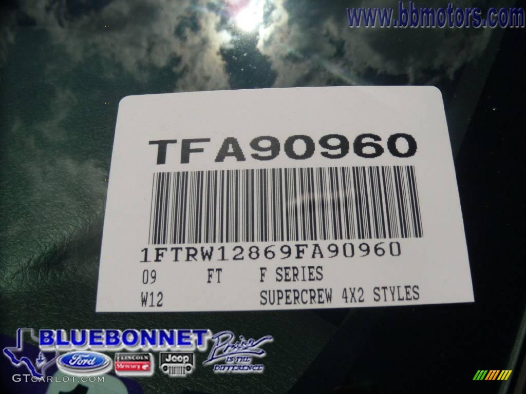 2009 F150 XLT SFE SuperCrew - Black / Stone/Medium Stone photo #16