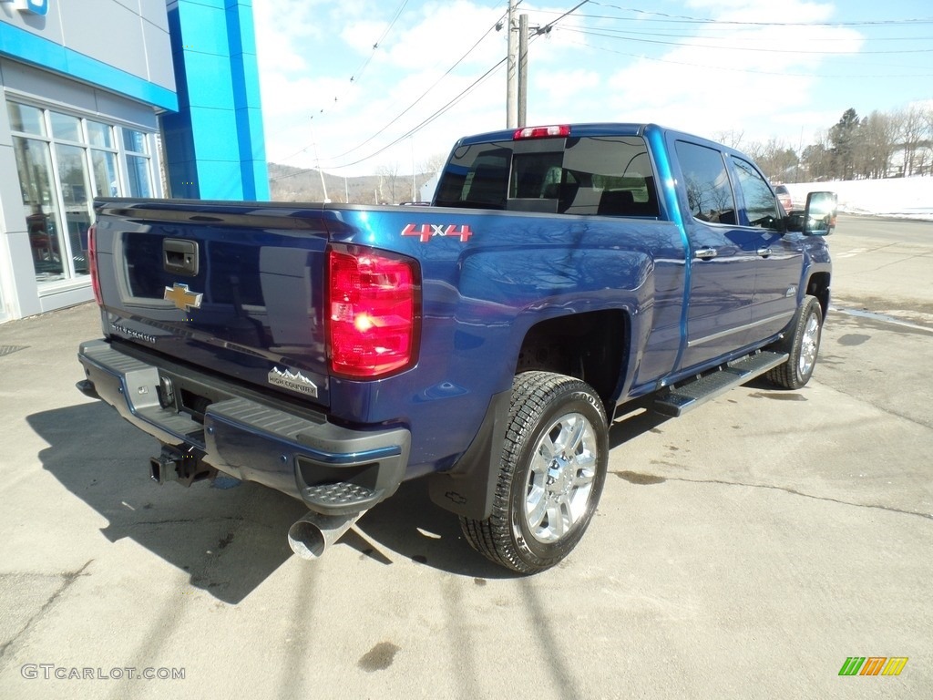 2019 Silverado 2500HD High Country Crew Cab 4WD - Deep Ocean Blue Metallic / High Country Saddle photo #5