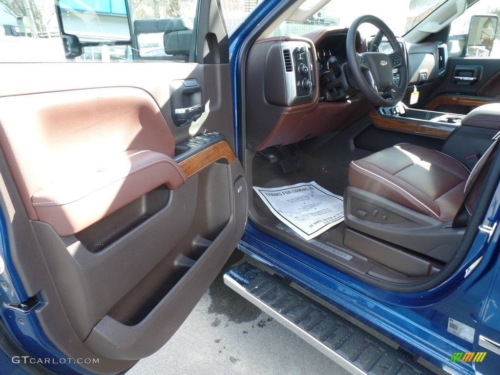 2019 Silverado 2500HD High Country Crew Cab 4WD - Deep Ocean Blue Metallic / High Country Saddle photo #15