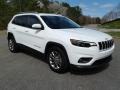 2019 Bright White Jeep Cherokee Latitude Plus  photo #4